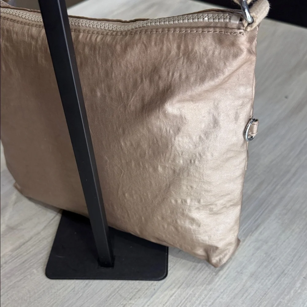 Kipling Metallic Tan Crossbody Bag